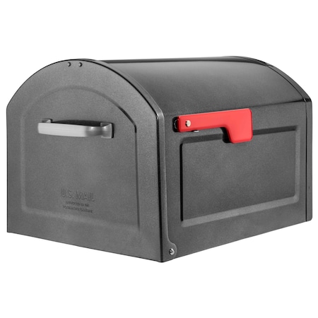 Architectural Mailboxes Mailbox, Pewter, Post Mount, Extra Large 950020P-10